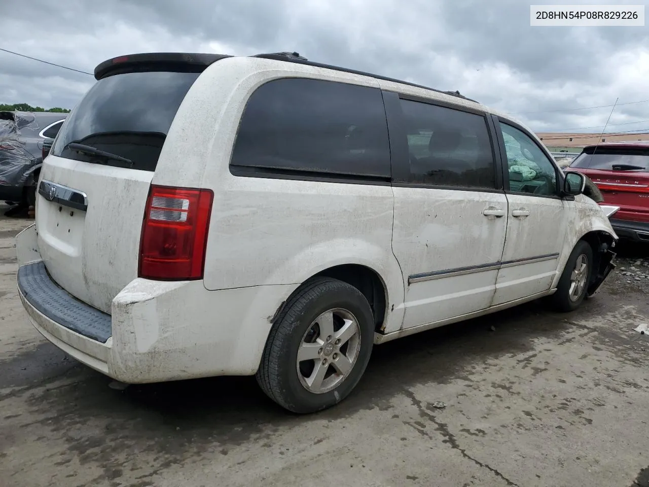 2008 Dodge Grand Caravan Sxt VIN: 2D8HN54P08R829226 Lot: 53779864