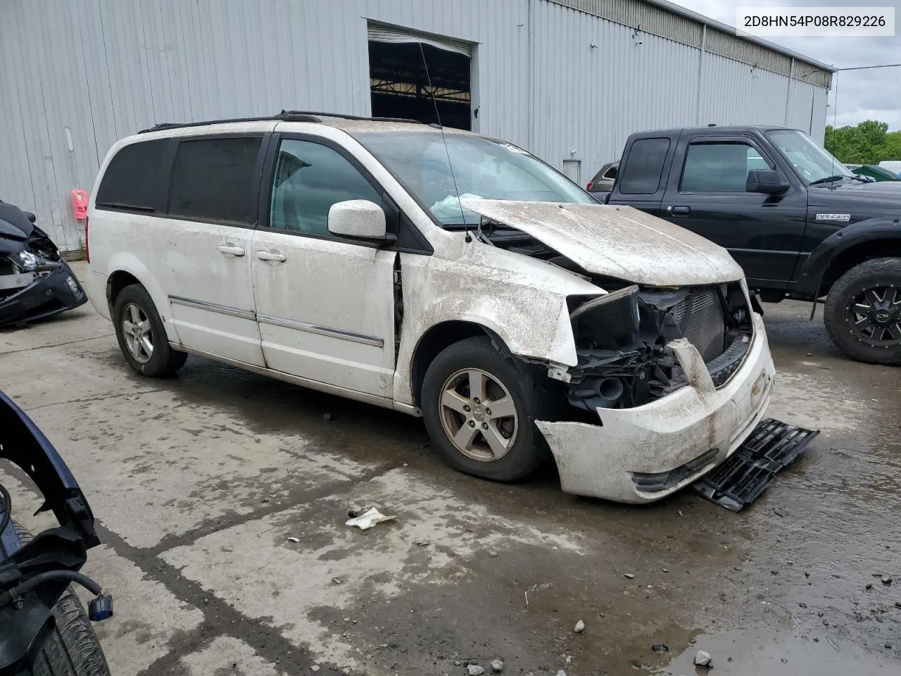 2D8HN54P08R829226 2008 Dodge Grand Caravan Sxt