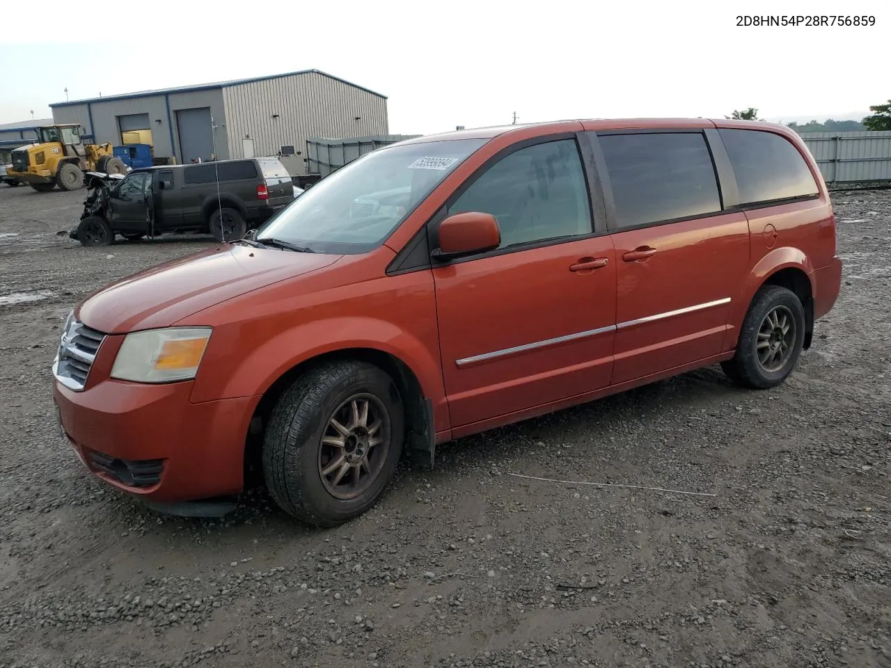 2008 Dodge Grand Caravan Sxt VIN: 2D8HN54P28R756859 Lot: 53999894