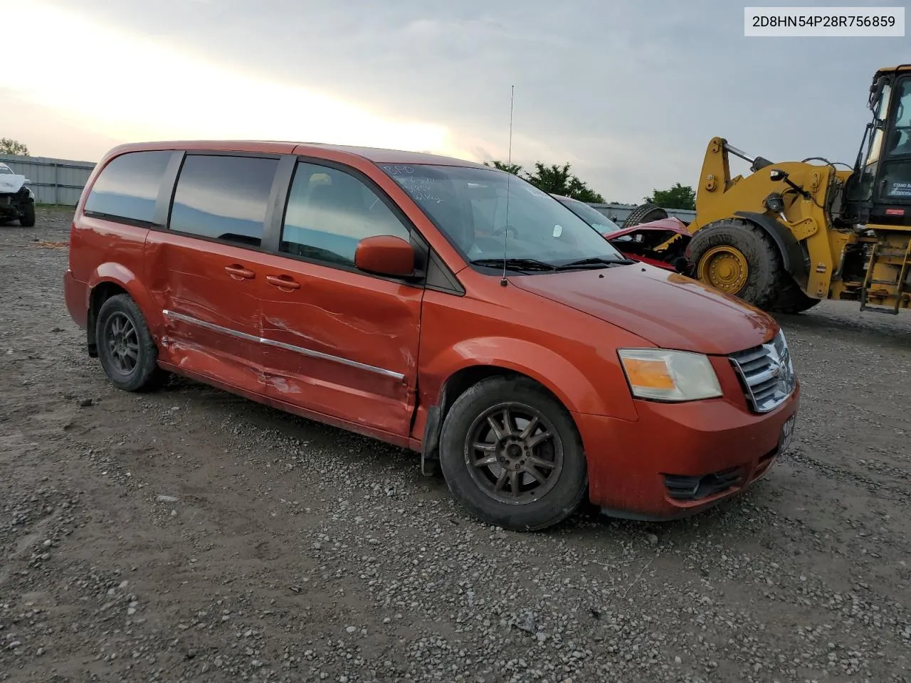 2D8HN54P28R756859 2008 Dodge Grand Caravan Sxt