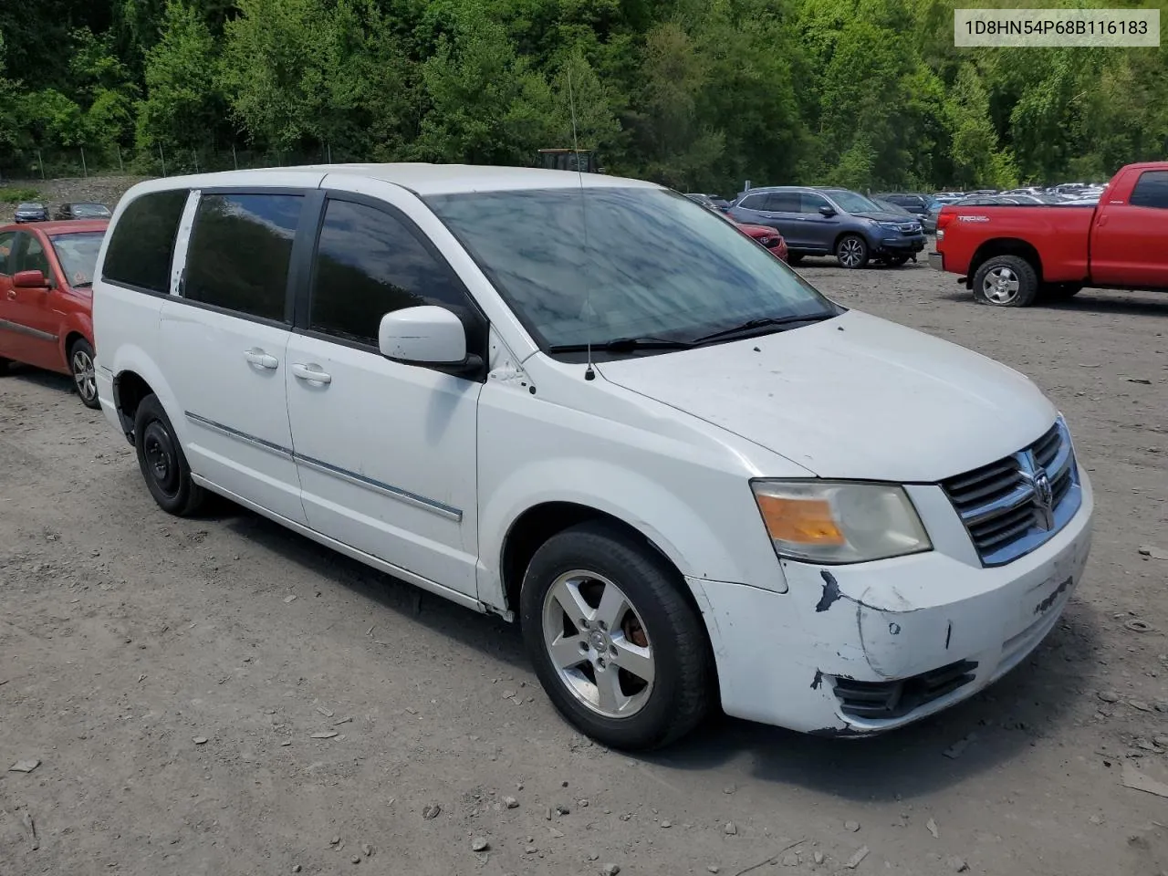 1D8HN54P68B116183 2008 Dodge Grand Caravan Sxt