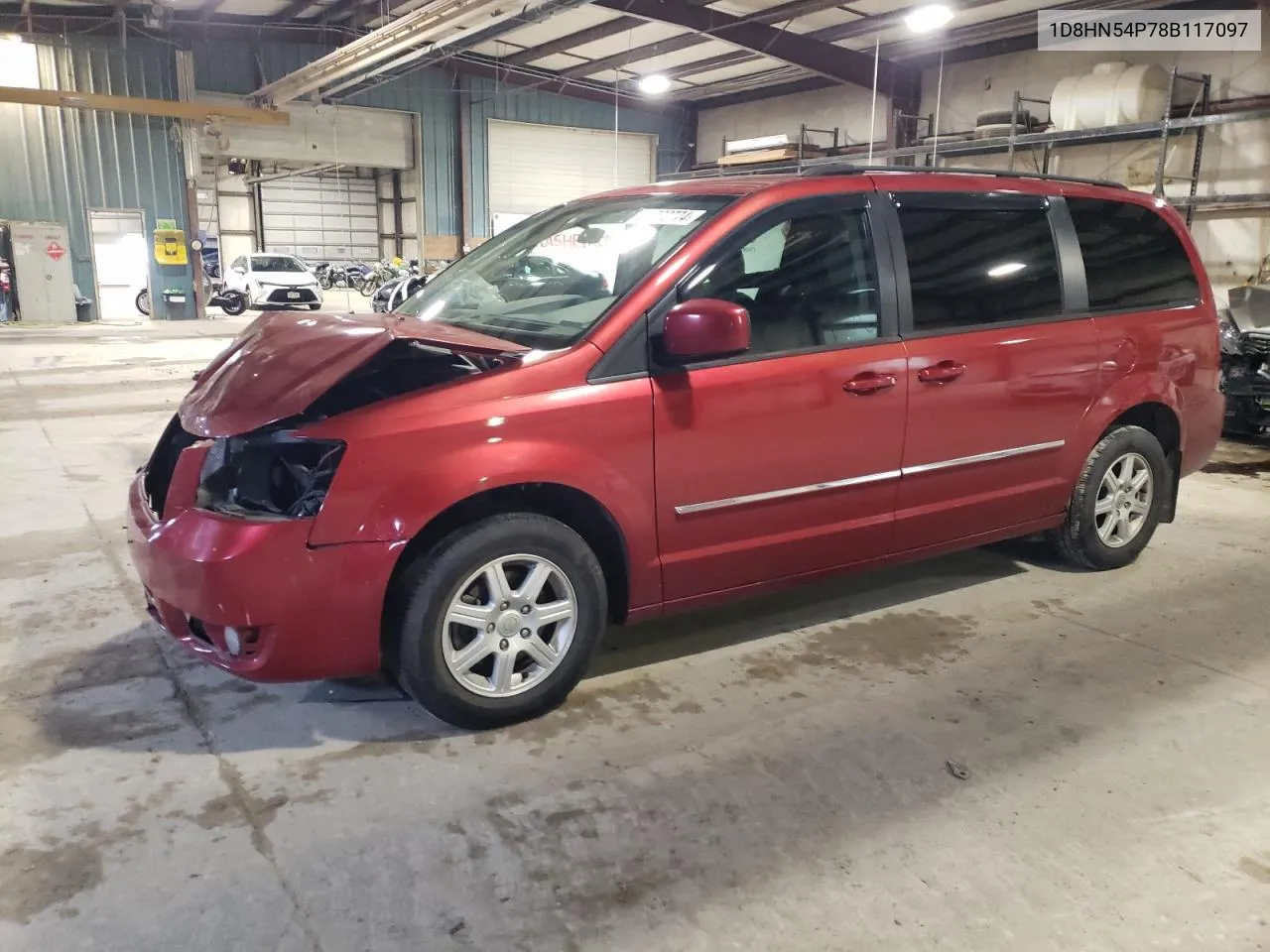 2008 Dodge Grand Caravan Sxt VIN: 1D8HN54P78B117097 Lot: 54732774