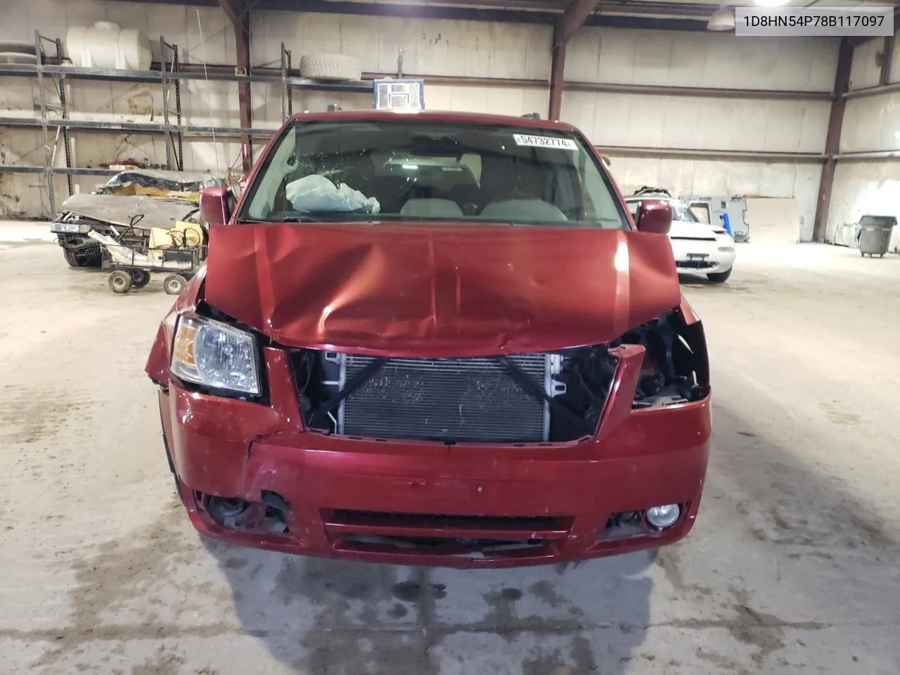 2008 Dodge Grand Caravan Sxt VIN: 1D8HN54P78B117097 Lot: 54732774