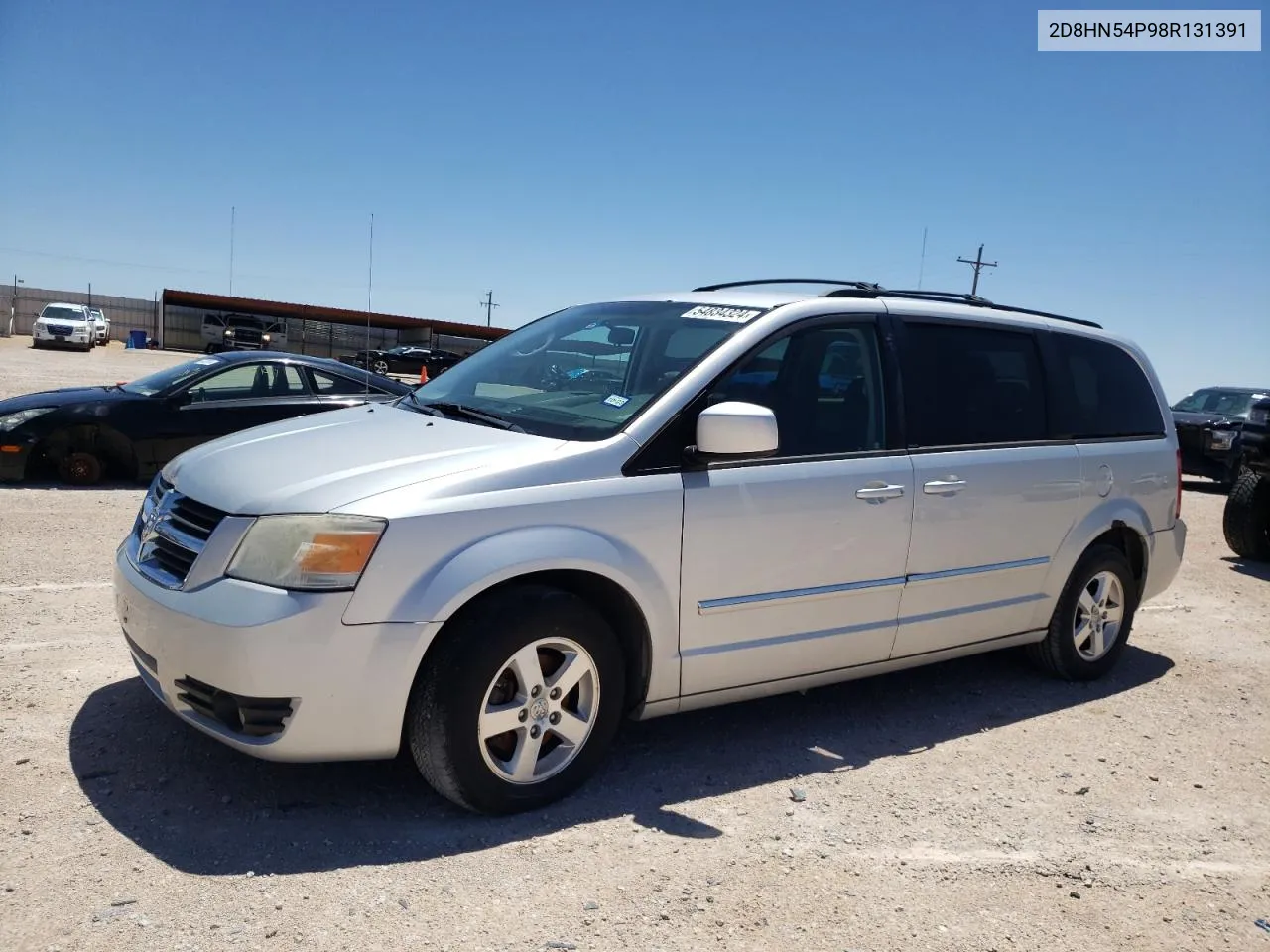 2D8HN54P98R131391 2008 Dodge Grand Caravan Sxt