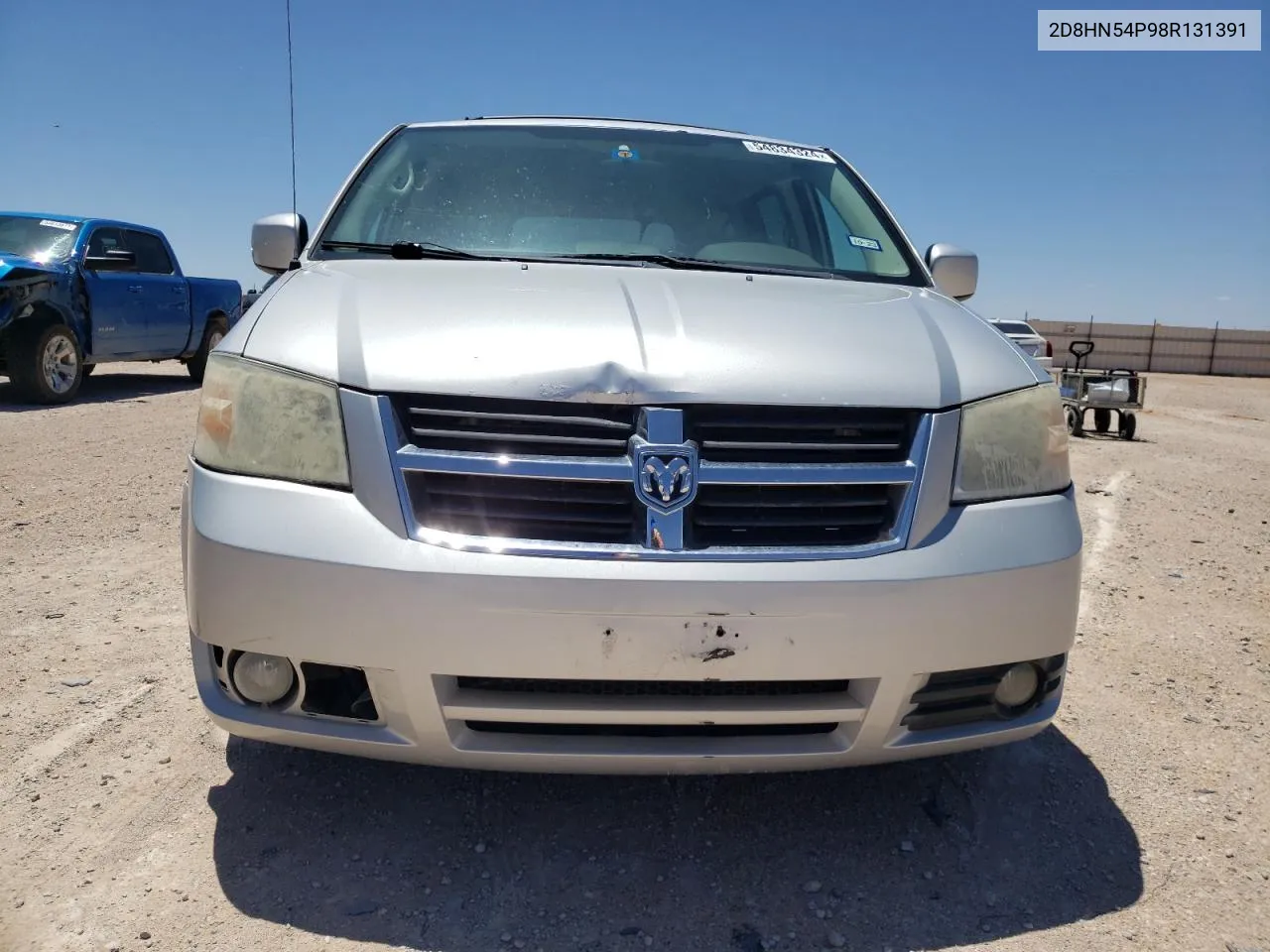 2008 Dodge Grand Caravan Sxt VIN: 2D8HN54P98R131391 Lot: 54834324