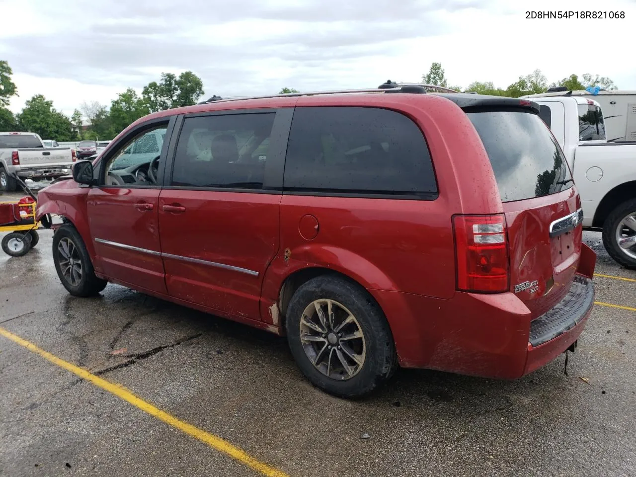 2008 Dodge Grand Caravan Sxt VIN: 2D8HN54P18R821068 Lot: 54971164