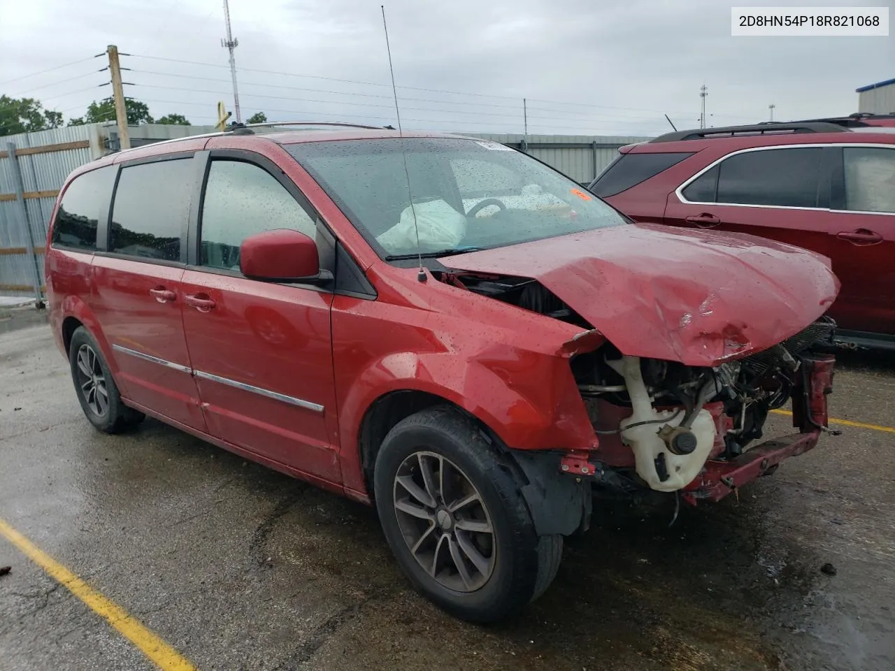 2008 Dodge Grand Caravan Sxt VIN: 2D8HN54P18R821068 Lot: 54971164