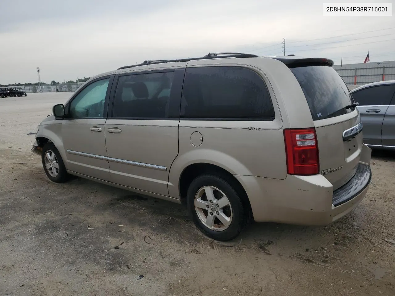 2008 Dodge Grand Caravan Sxt VIN: 2D8HN54P38R716001 Lot: 55468284