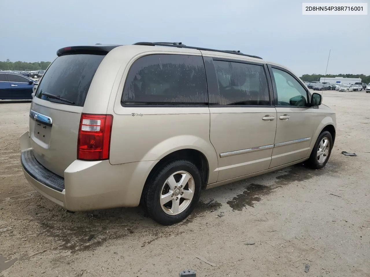 2008 Dodge Grand Caravan Sxt VIN: 2D8HN54P38R716001 Lot: 55468284