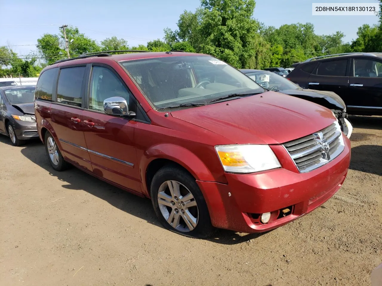 2008 Dodge Grand Caravan Sxt VIN: 2D8HN54X18R130123 Lot: 55486064