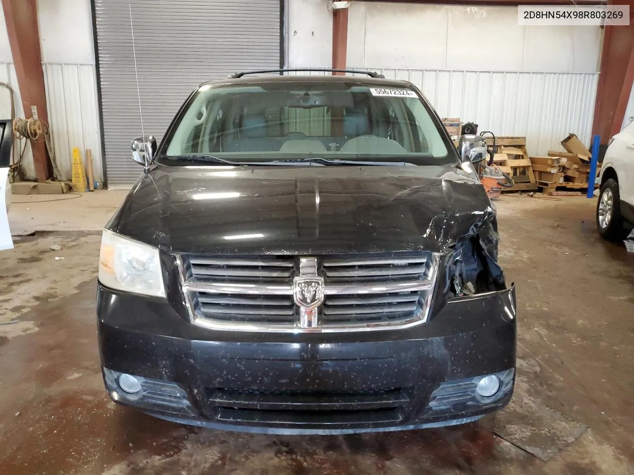 2008 Dodge Grand Caravan Sxt VIN: 2D8HN54X98R803269 Lot: 55672324