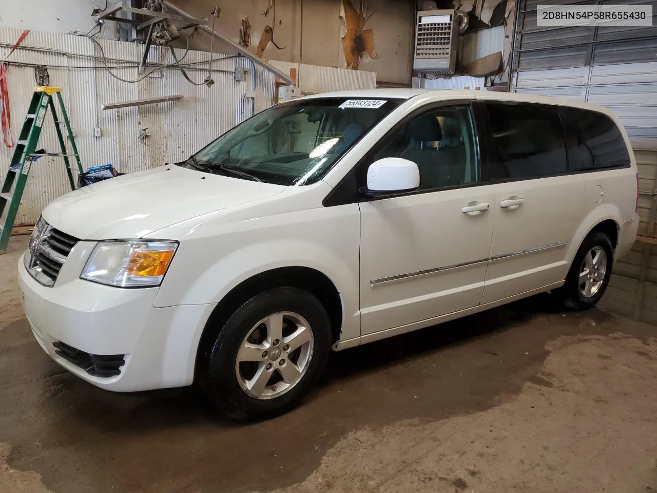 2008 Dodge Grand Caravan Sxt VIN: 2D8HN54P58R655430 Lot: 55843124