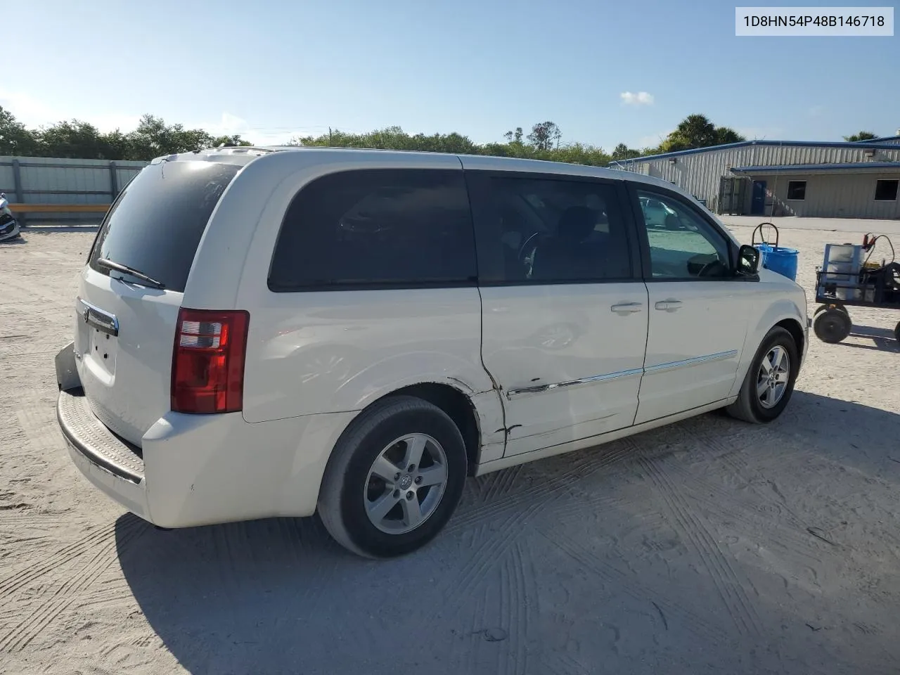 2008 Dodge Grand Caravan Sxt VIN: 1D8HN54P48B146718 Lot: 55926224