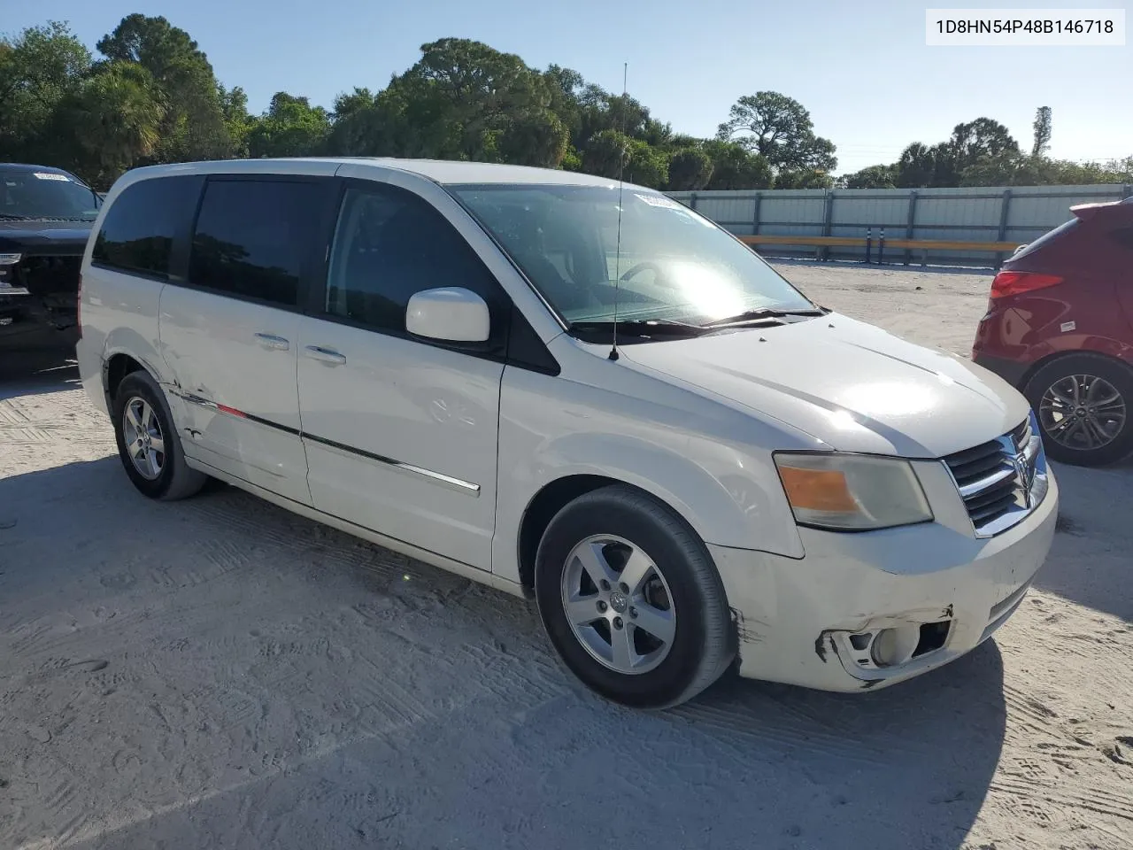 2008 Dodge Grand Caravan Sxt VIN: 1D8HN54P48B146718 Lot: 55926224