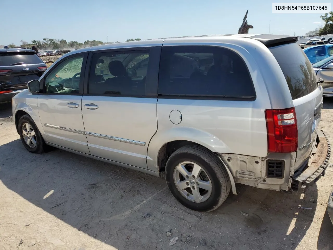 1D8HN54P68B107645 2008 Dodge Grand Caravan Sxt