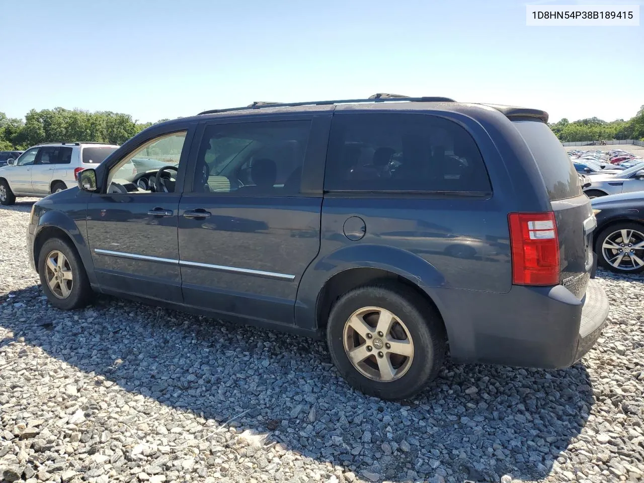 2008 Dodge Grand Caravan Sxt VIN: 1D8HN54P38B189415 Lot: 56841214