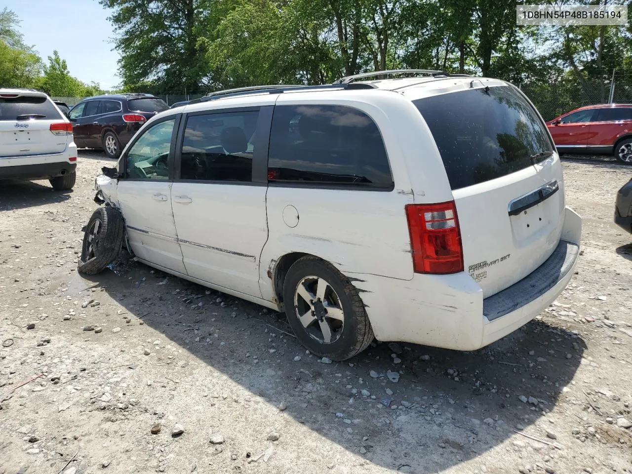 2008 Dodge Grand Caravan Sxt VIN: 1D8HN54P48B185194 Lot: 57227094