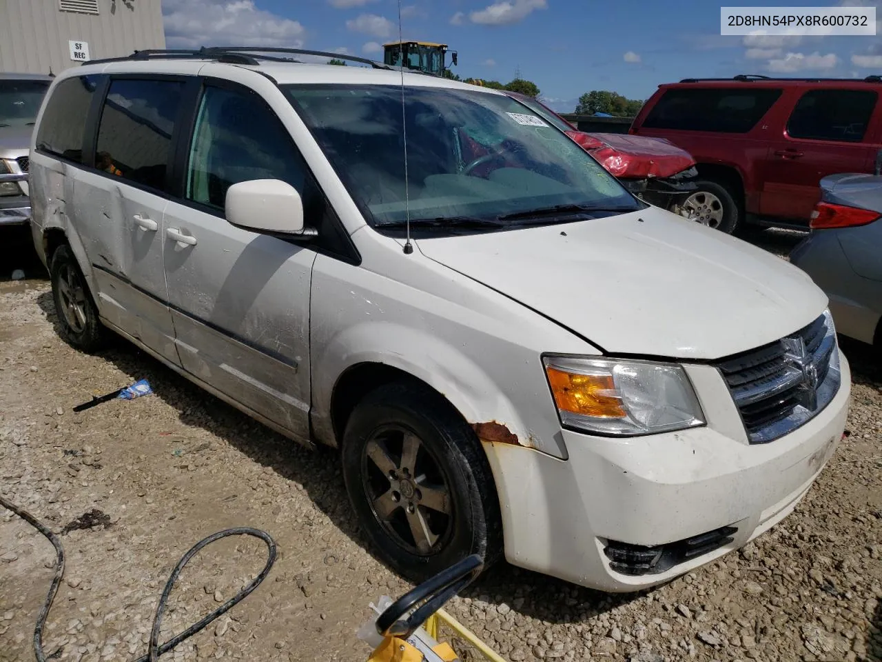 2D8HN54PX8R600732 2008 Dodge Grand Caravan Sxt