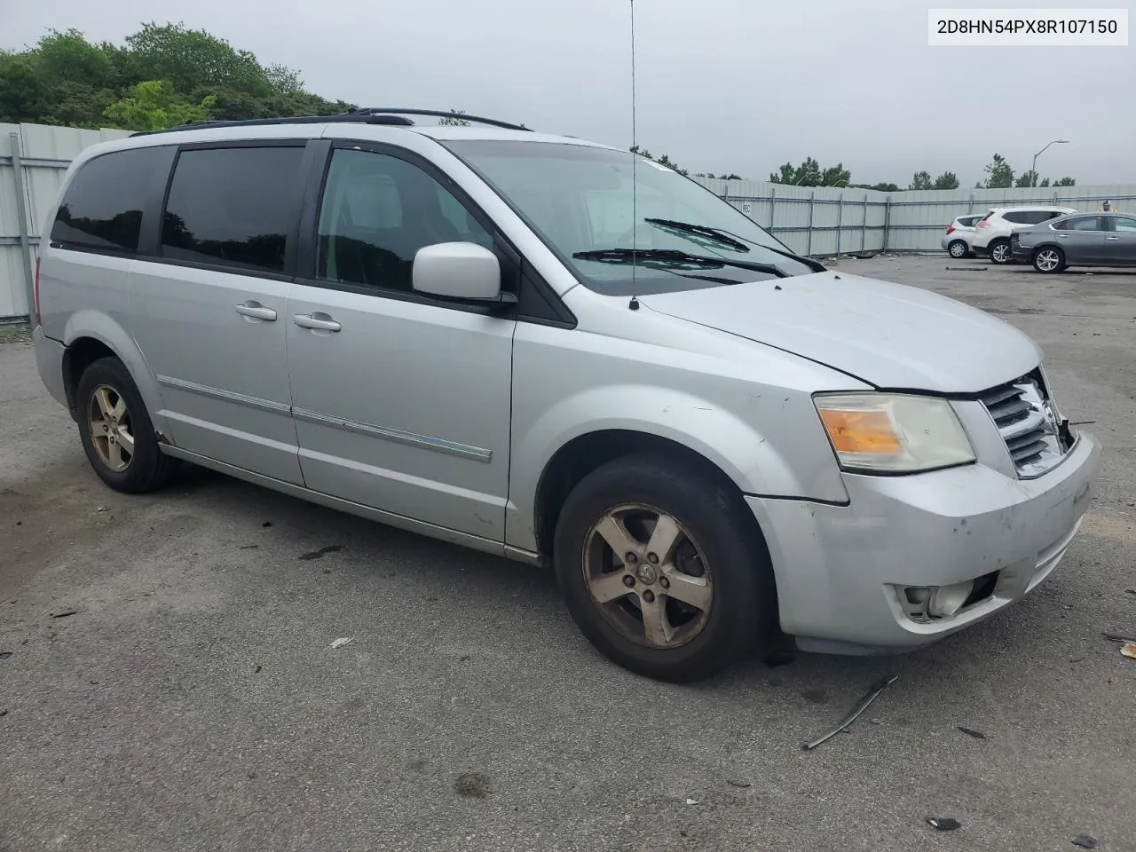 2008 Dodge Grand Caravan Sxt VIN: 2D8HN54PX8R107150 Lot: 57746014