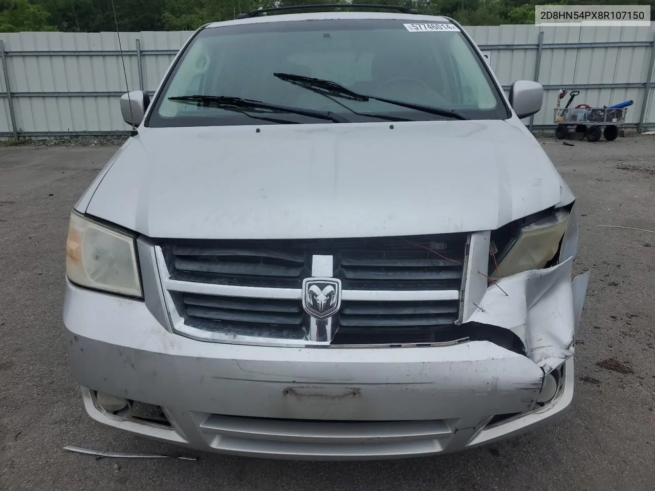 2D8HN54PX8R107150 2008 Dodge Grand Caravan Sxt