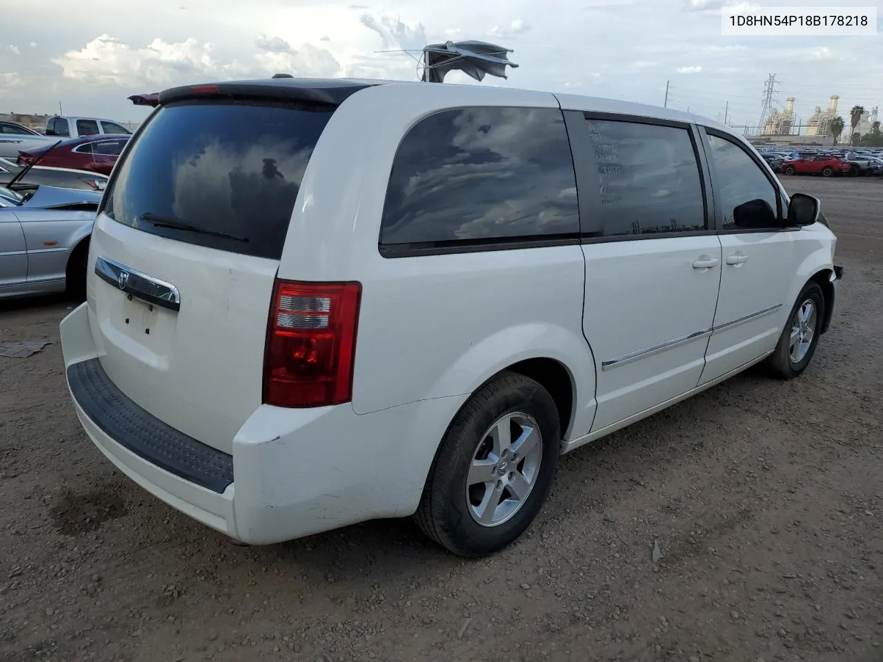 2008 Dodge Grand Caravan Sxt VIN: 1D8HN54P18B178218 Lot: 63816523