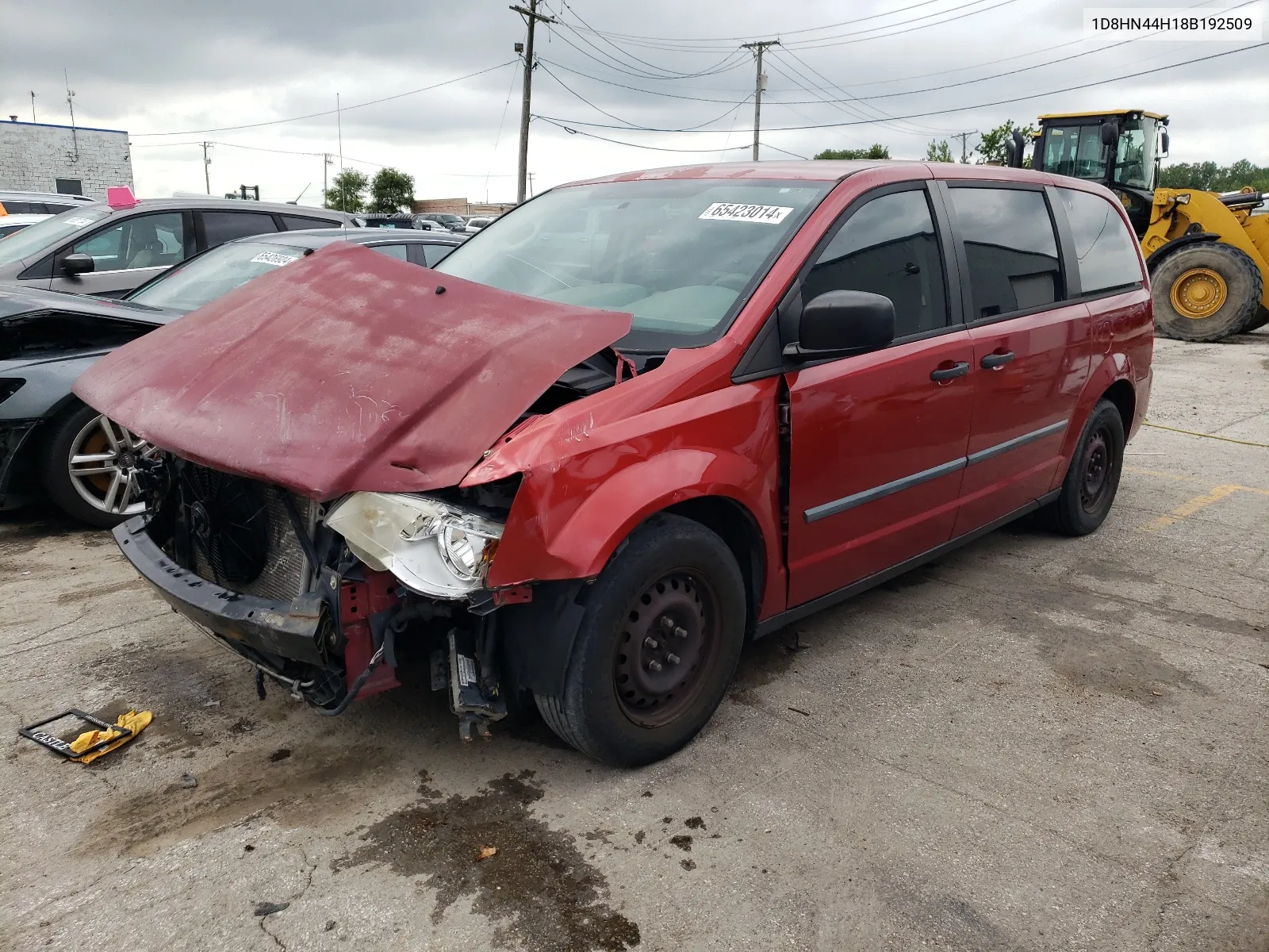 2008 Dodge Grand Caravan Se VIN: 1D8HN44H18B192509 Lot: 65423014