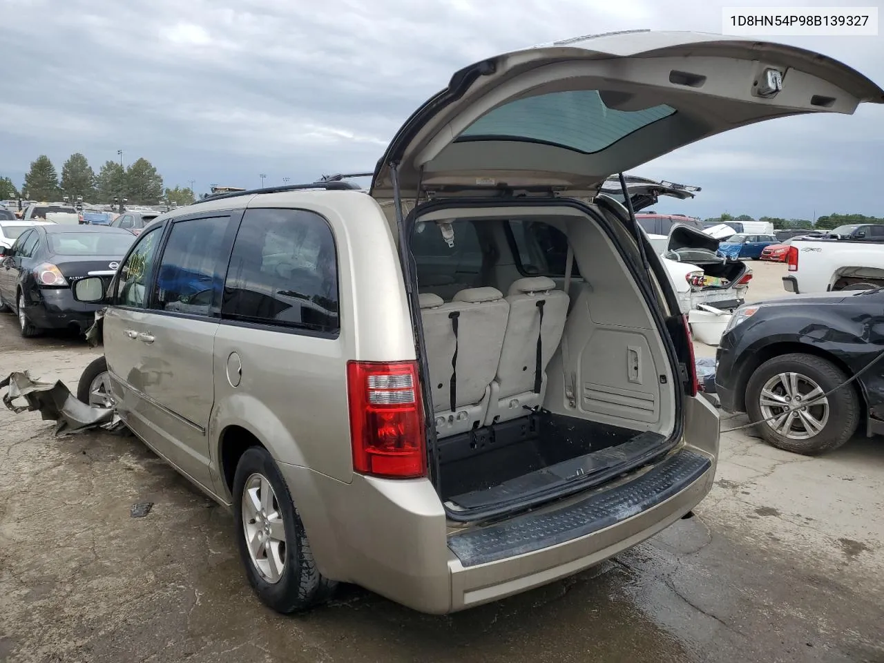 2008 Dodge Grand Caravan Sxt VIN: 1D8HN54P98B139327 Lot: 66965214