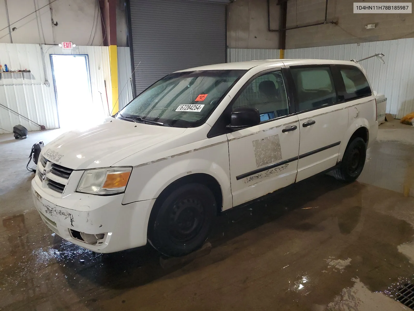 2008 Dodge Grand Caravan C/V VIN: 1D4HN11H78B185987 Lot: 67284254