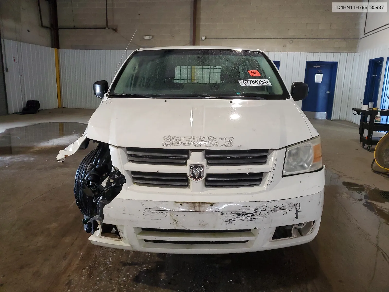 2008 Dodge Grand Caravan C/V VIN: 1D4HN11H78B185987 Lot: 67284254