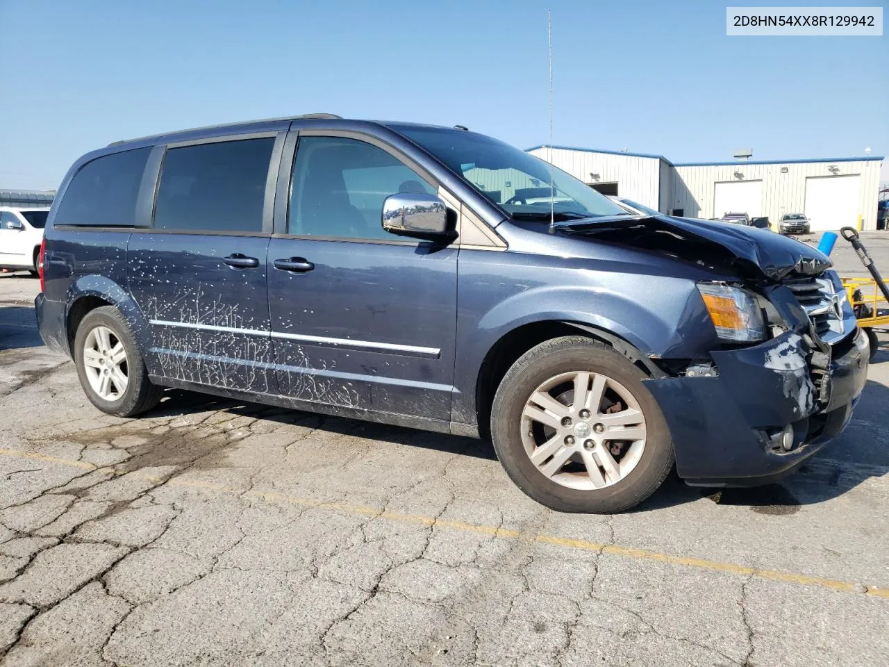 2008 Dodge Grand Caravan Sxt VIN: 2D8HN54XX8R129942 Lot: 67537534