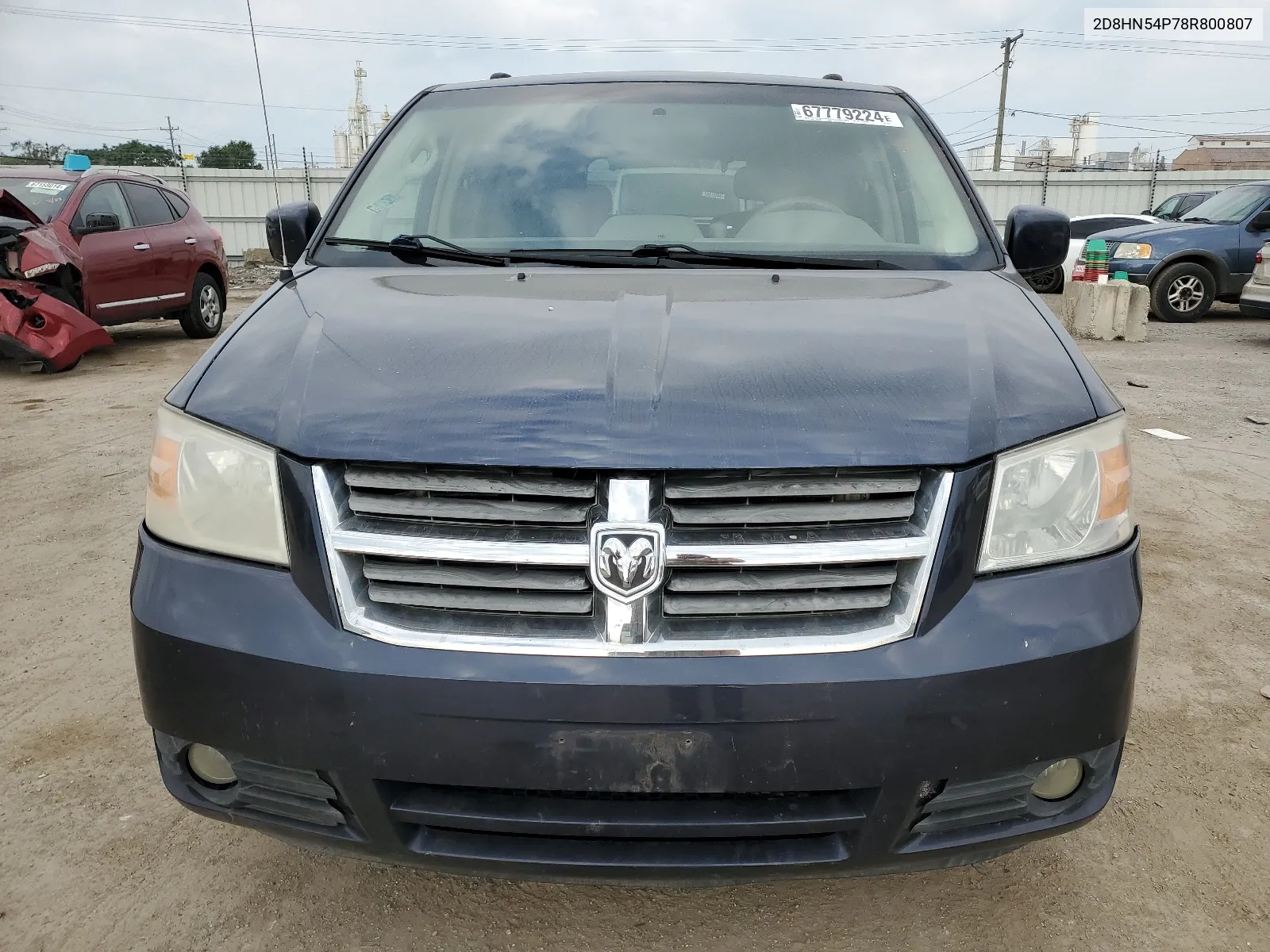 2008 Dodge Grand Caravan Sxt VIN: 2D8HN54P78R800807 Lot: 67779224