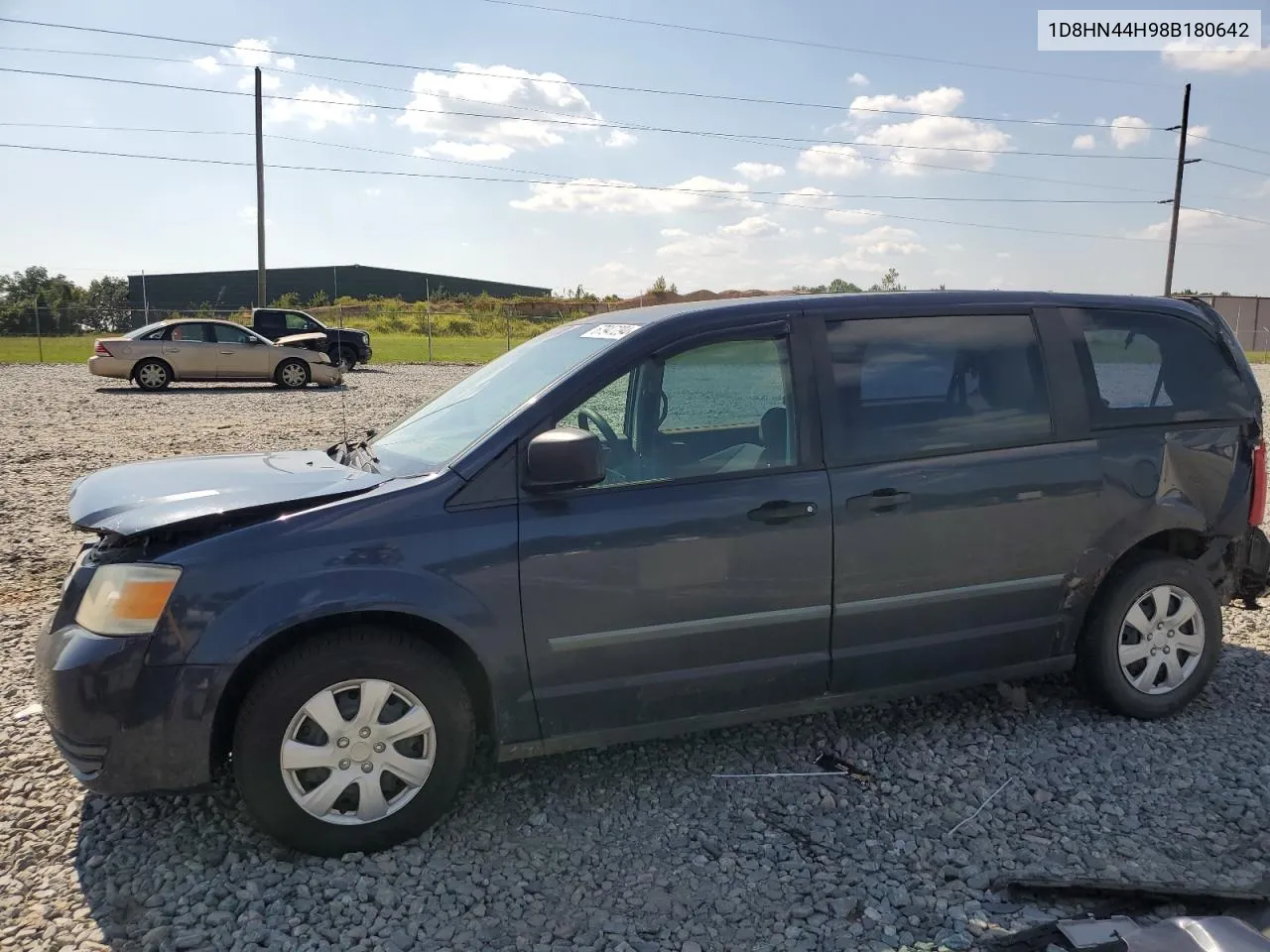 2008 Dodge Grand Caravan Se VIN: 1D8HN44H98B180642 Lot: 67947294