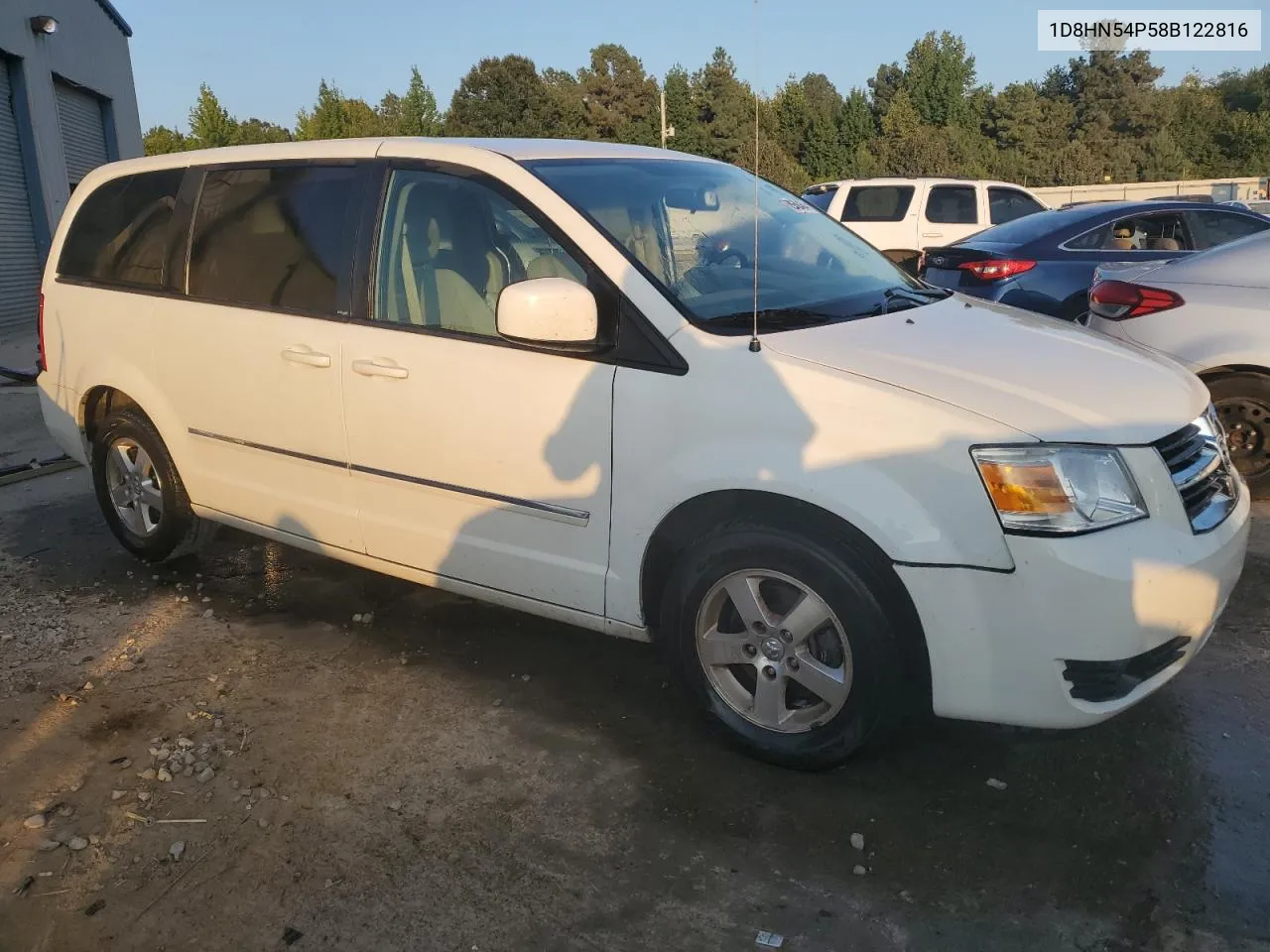 2008 Dodge Grand Caravan Sxt VIN: 1D8HN54P58B122816 Lot: 68650464