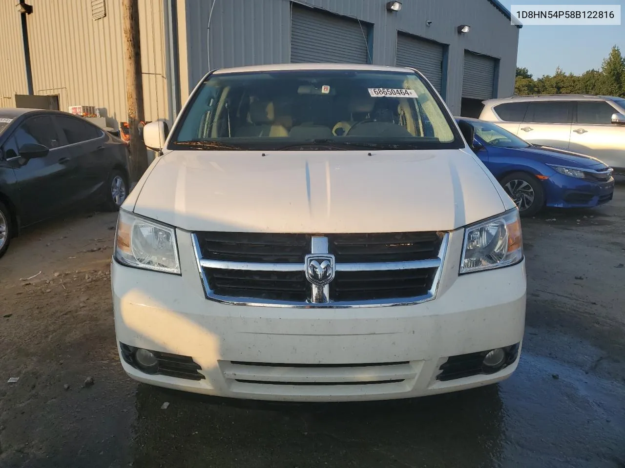 2008 Dodge Grand Caravan Sxt VIN: 1D8HN54P58B122816 Lot: 68650464