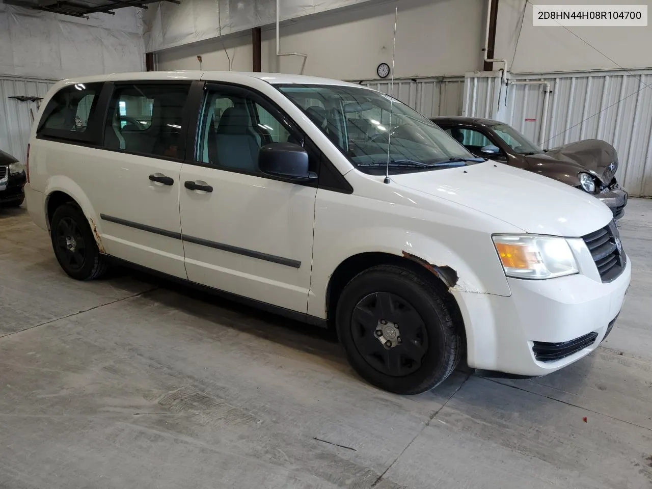 2008 Dodge Grand Caravan Se VIN: 2D8HN44H08R104700 Lot: 68733464