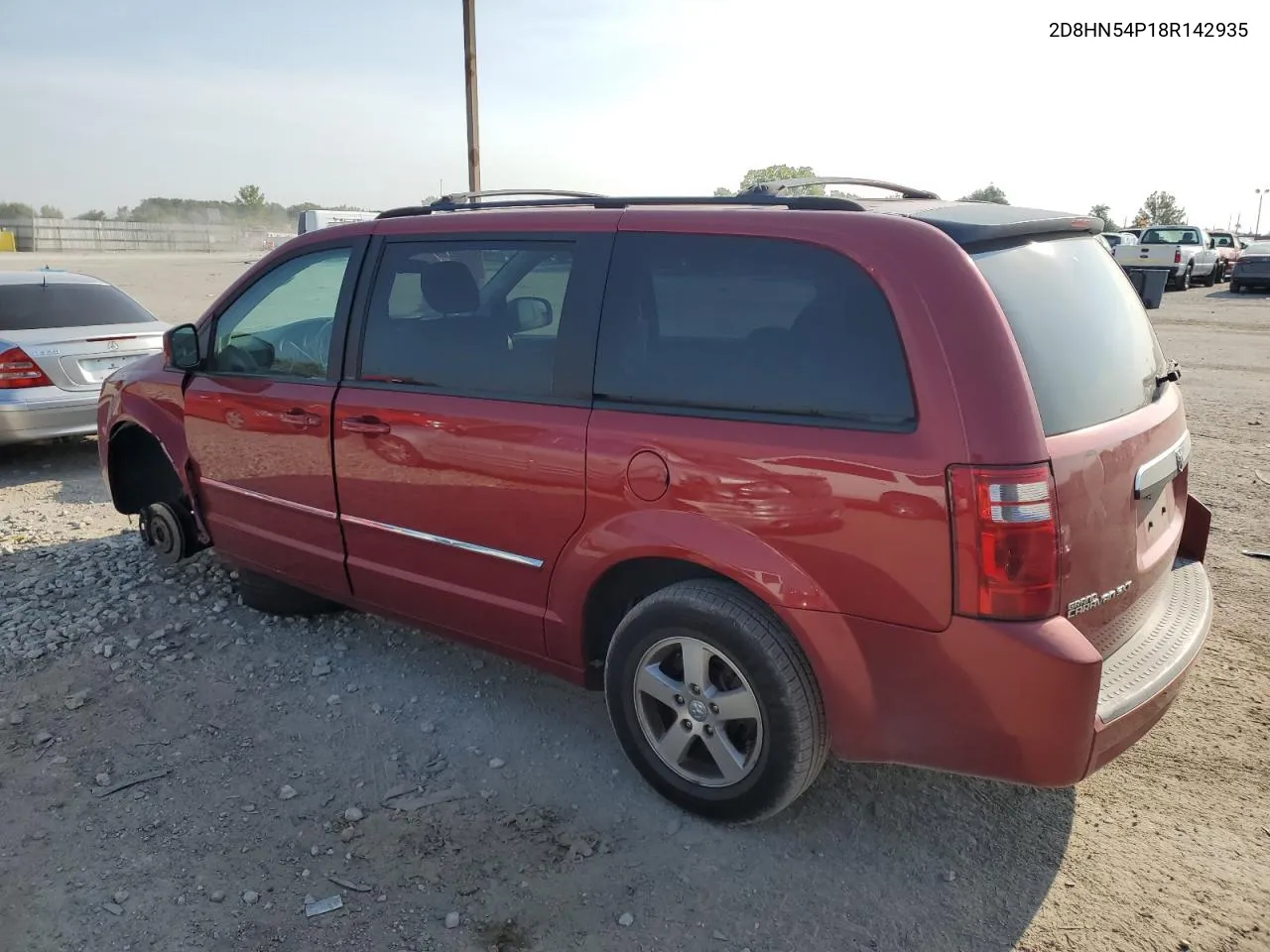 2008 Dodge Grand Caravan Sxt VIN: 2D8HN54P18R142935 Lot: 69017404