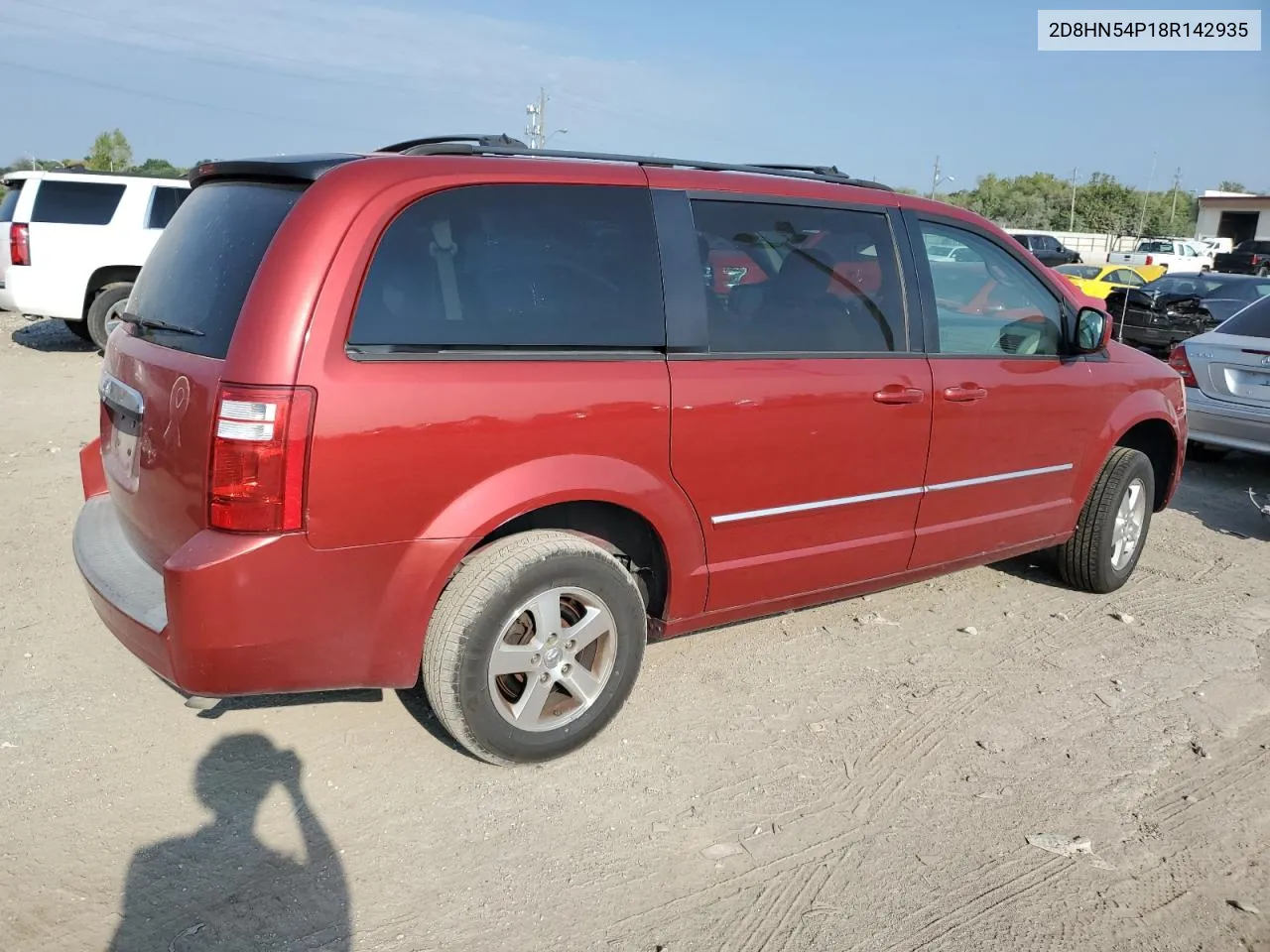 2D8HN54P18R142935 2008 Dodge Grand Caravan Sxt