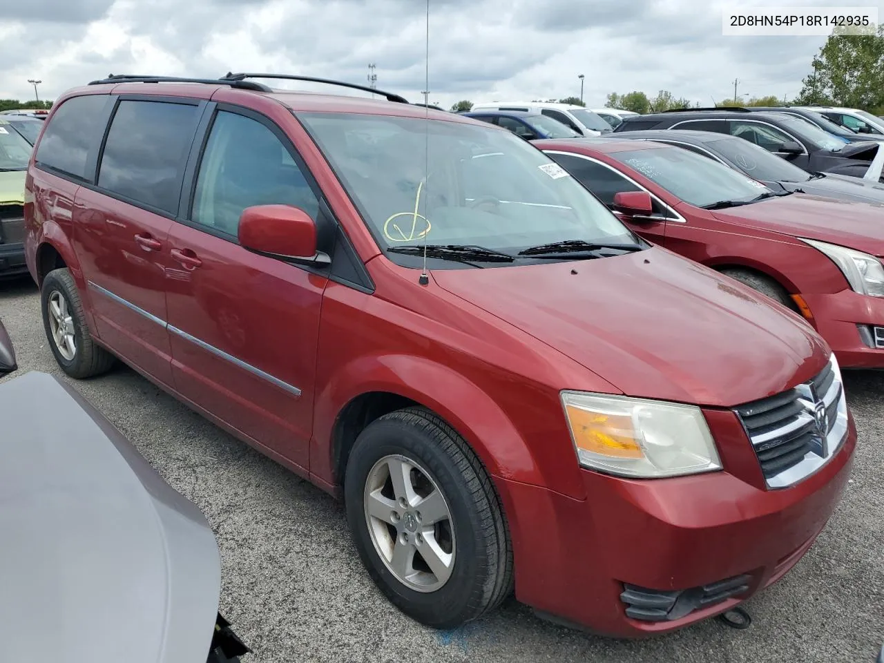 2D8HN54P18R142935 2008 Dodge Grand Caravan Sxt