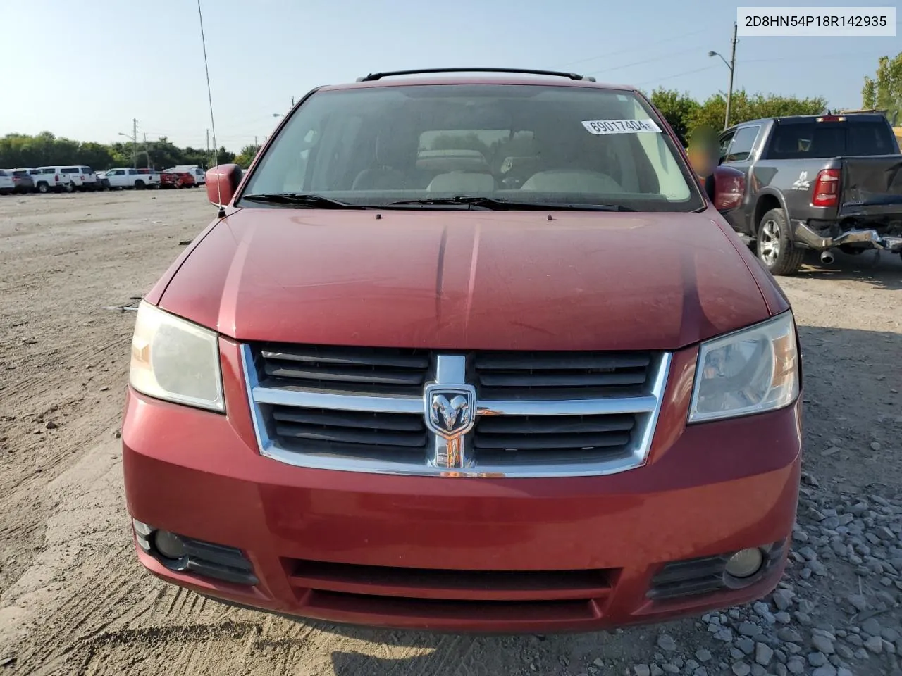 2D8HN54P18R142935 2008 Dodge Grand Caravan Sxt