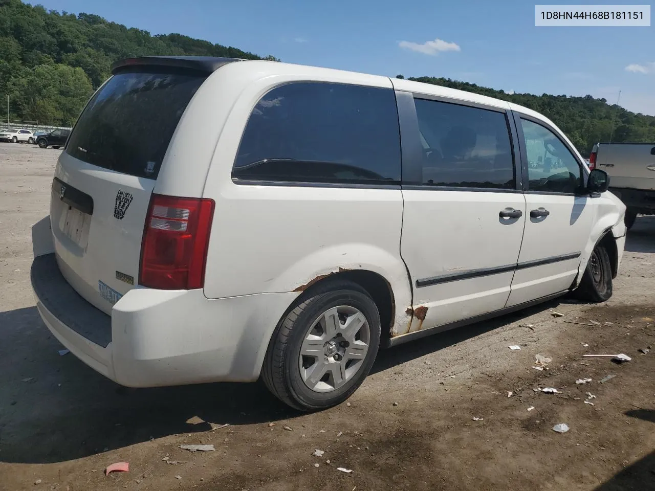 2008 Dodge Grand Caravan Se VIN: 1D8HN44H68B181151 Lot: 69027594