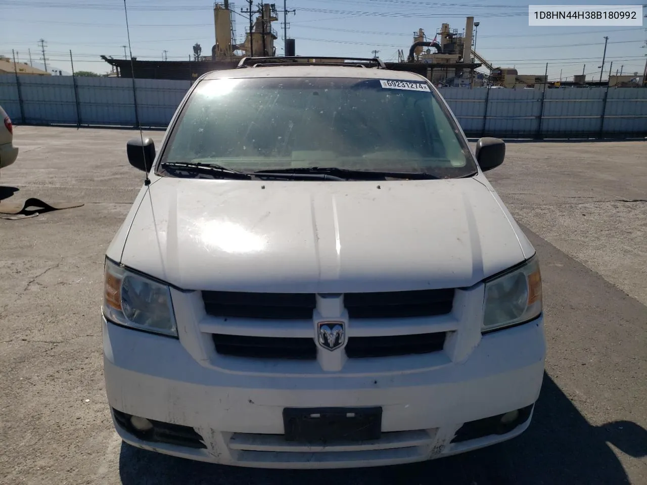 2008 Dodge Grand Caravan Se VIN: 1D8HN44H38B180992 Lot: 69231274