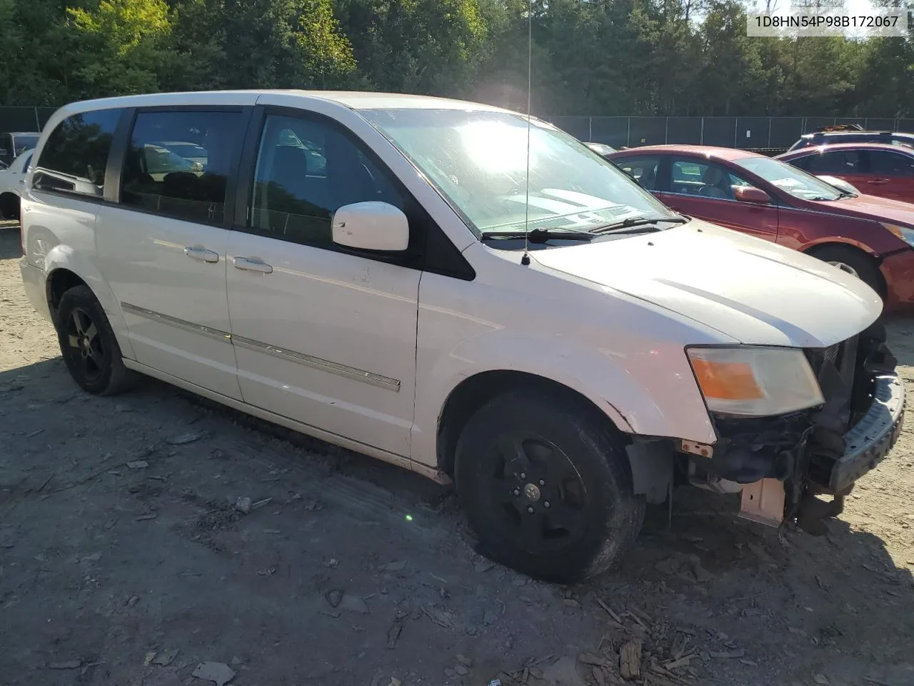 2008 Dodge Grand Caravan Sxt VIN: 1D8HN54P98B172067 Lot: 69868494