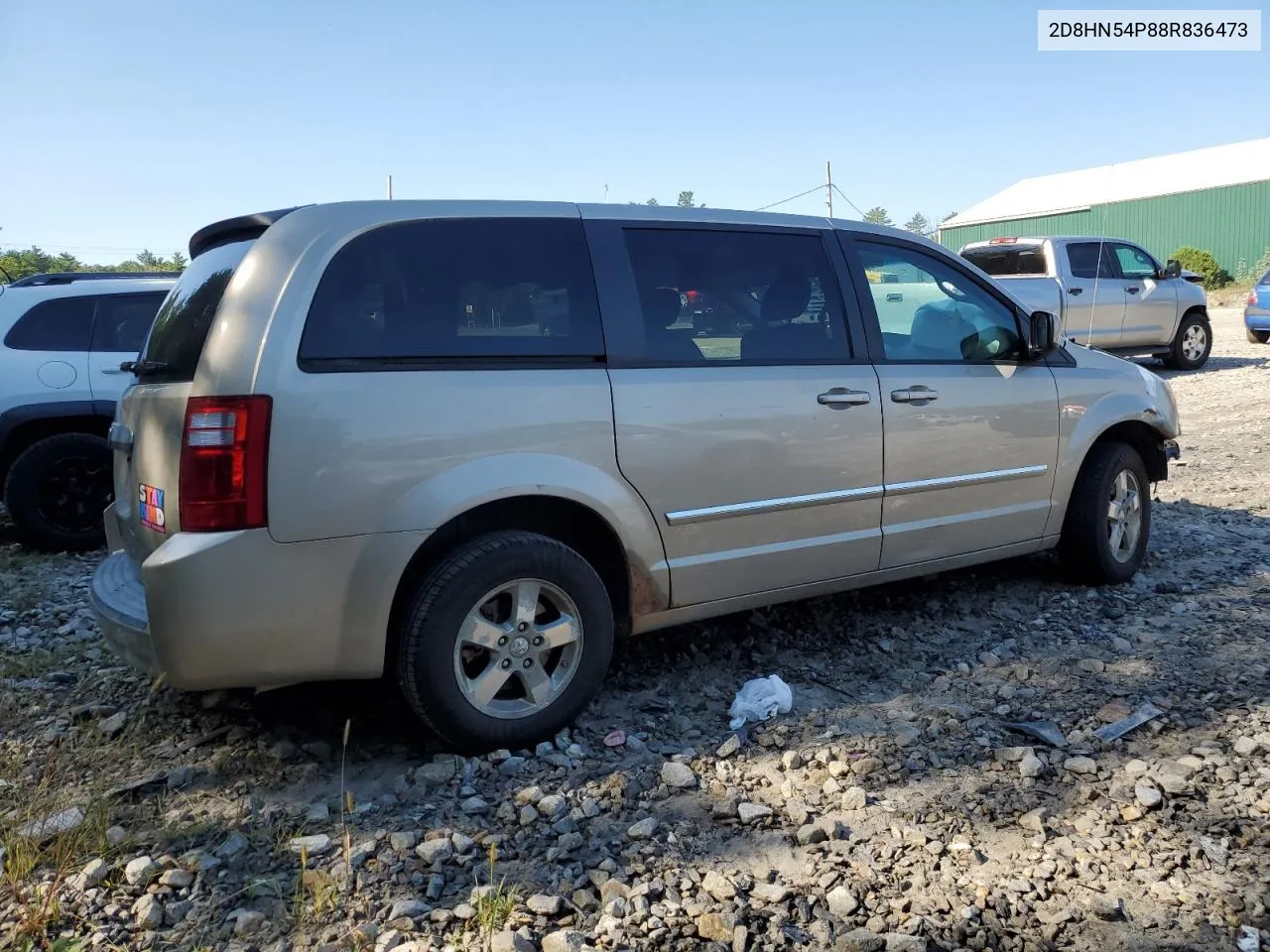 2D8HN54P88R836473 2008 Dodge Grand Caravan Sxt