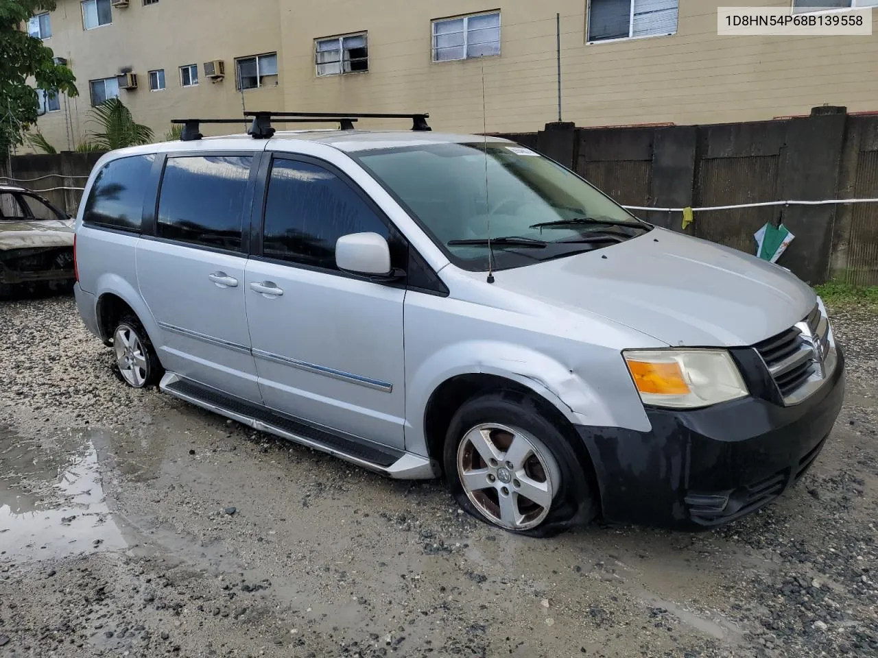 2008 Dodge Grand Caravan Sxt VIN: 1D8HN54P68B139558 Lot: 69946674