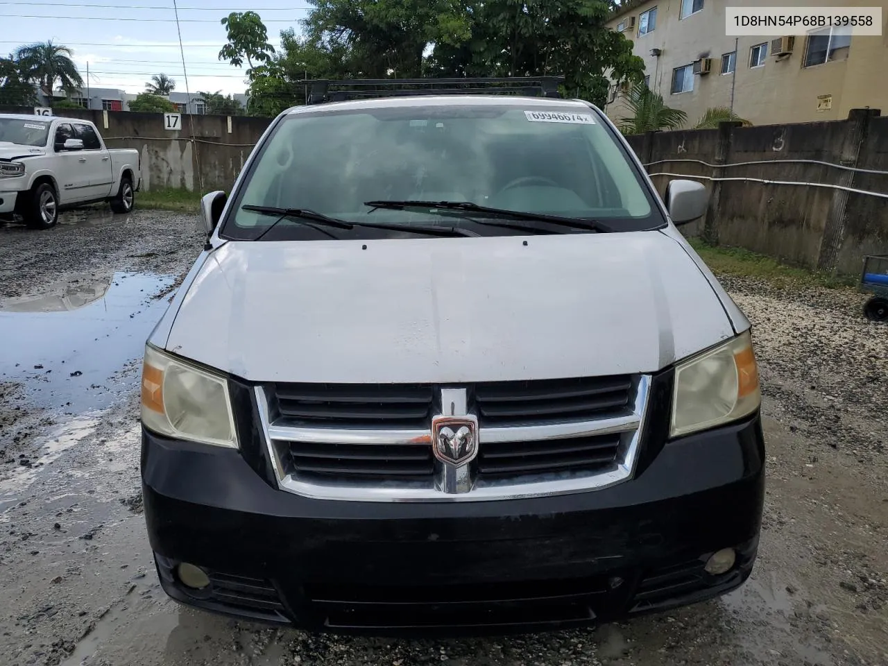 2008 Dodge Grand Caravan Sxt VIN: 1D8HN54P68B139558 Lot: 69946674