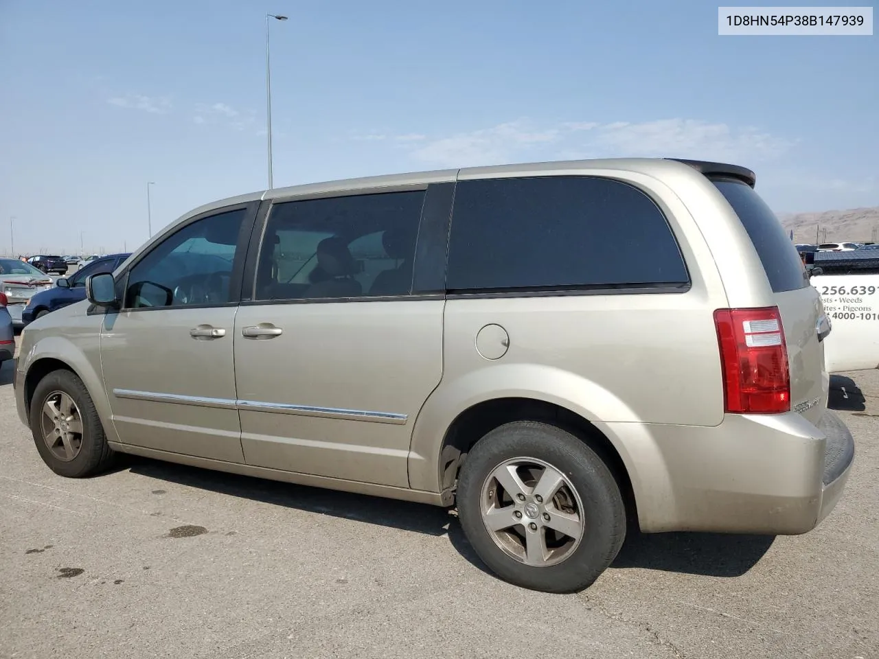 2008 Dodge Grand Caravan Sxt VIN: 1D8HN54P38B147939 Lot: 71097134