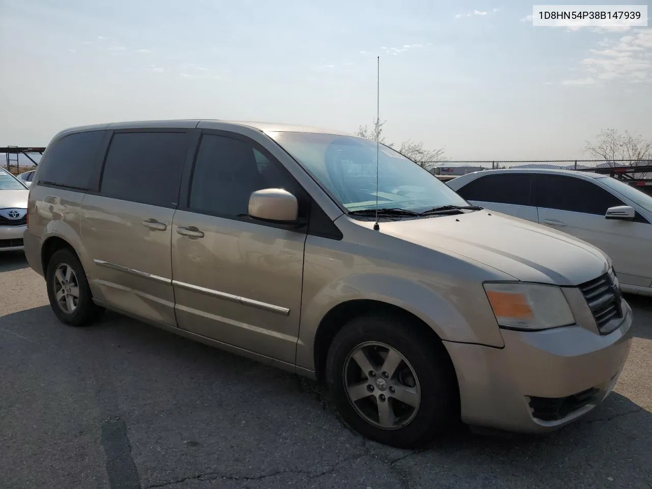 1D8HN54P38B147939 2008 Dodge Grand Caravan Sxt