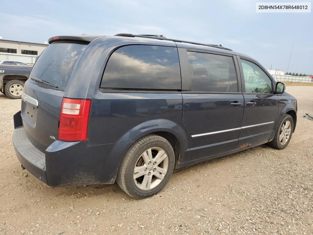 2008 Dodge Grand Caravan Sxt VIN: 2D8HN54X78R648012 Lot: 71233914