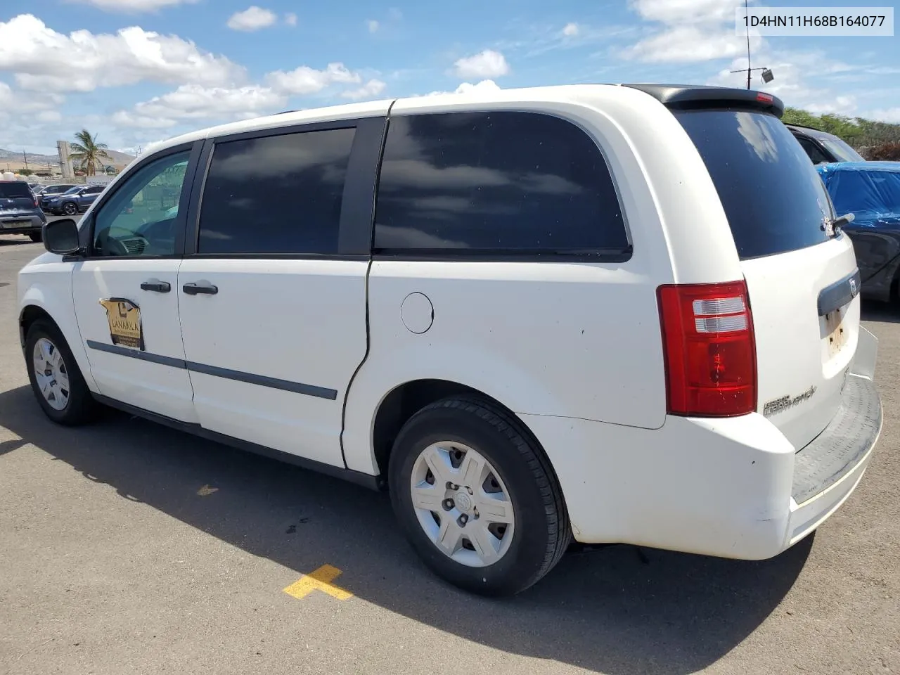 2008 Dodge Grand Caravan C/V VIN: 1D4HN11H68B164077 Lot: 72277054