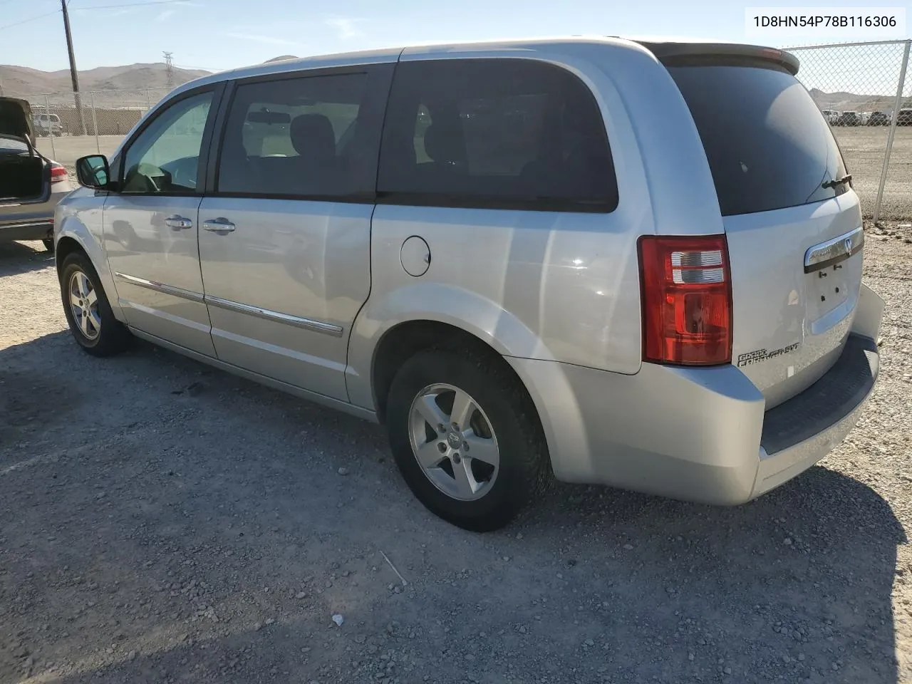 2008 Dodge Grand Caravan Sxt VIN: 1D8HN54P78B116306 Lot: 72466913